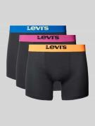 Boxershort met elastische band met logo in een set van 3 stuks