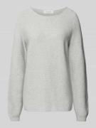 Gebreide pullover met ronde hals