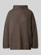 Gebreide pullover van scheerwol met structuurmotief, model 'FANFARA'