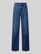 Loose fit wide leg jeans met studs, model 'SURI'