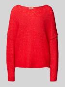 Gebreide pullover met boothals, model 'YANBAY'