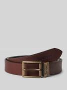 Leren riem met doornsluiting, model 'TARTAN'