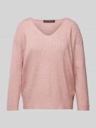 Gebreide pullover met V-hals