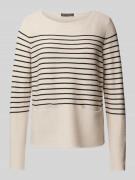 Gebreide pullover met zijzakken