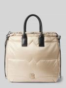 Tote bag met labeldetail, model 'Malina'