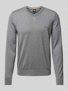 Gebreide pullover van scheerwol, model 'Baram'