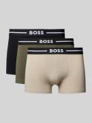 Boxershort met elastische band in een set van 3 stuks