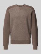 Gebreide pullover met ribboorden, model 'Ematero'