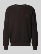 Gebreide pullover met labeldetail, model 'Acircolo'