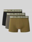 Boxershort met elastische band met logo in een set van 3 stuks, model ...