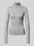 Shirt met lange mouwen en turtleneck, model 'ANITA'