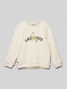 Sweatshirt met labelprint