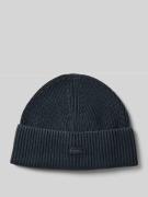 Beanie met logobadge