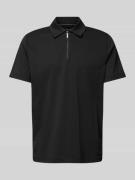 Poloshirt met zijsplitten, model 'INTERLOCK'