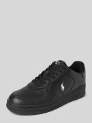 Lage sneakers met leer, model 'MASTERS'