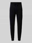 Slim fit sweatpants met tunnelkoord