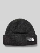 Beanie met labeldetail