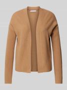 Cardigan met ribboord