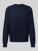 Gebreide pullover met ribboorden