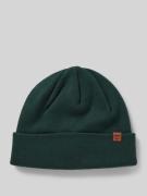 Beanie met labeldetail, model 'WILLES'