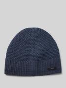 Beanie met labeldetail, model 'NOAR'