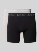 Boxershort met band met label in een set van 3 stuks