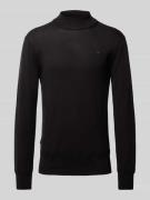 Gebreide pullover met col, model 'Premium core'