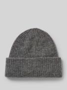 Beanie met brede rand, model 'MALINE'