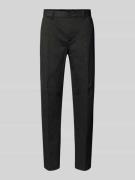 Slim fit stoffen broek met structuurmotief, model 'AITOR'