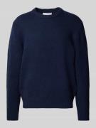 Gebreide pullover met ronde hals, model 'CODY'