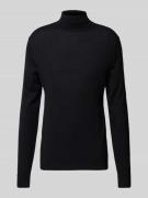 Gebreide pullover van lanawol, model 'TRAY'