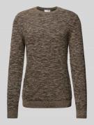 Gebreide pullover met ronde hals, model 'NEWVINCEBUBBL'