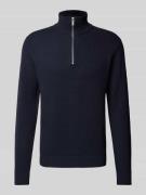 Gebreide pullover met ribboorden, model 'DANE'