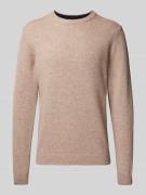 Gebreide pullover met structuurmotief, model 'Karl'