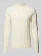 Gebreide pullover met ribboorden, model 'Zayn'