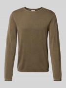 Gebreide pullover met ronde hals, model 'ELEO'