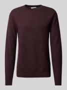 Gebreide pullover met ronde hals, model 'OTTO'