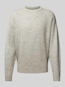 Gebreide pullover met ronde hals, model 'OLLIE'