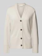 Wollen cardigan met V-hals