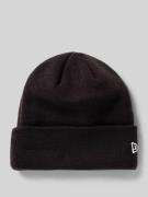 Beanie met labeldetail