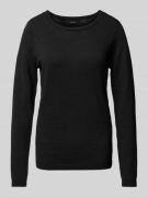 Regular fit gebreide pullover met effectgaren, model 'CARE SHINE'