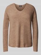 Pullover met V-hals, model 'CAMILLA'