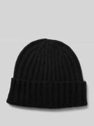 Beanie met brede omslag