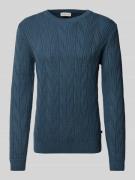 Gebreide pullover met ronde hals