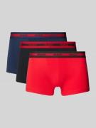 Boxershort met elastische band met logo in een set van 3 stuks