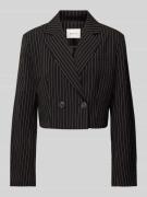 Korte blazer met borstzak, model 'Avana'