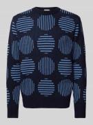 Gebreide pullover met ronde hals, model 'JAPAN KHEM'