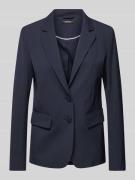 Regular fit blazer met reverskraag