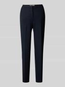 Slim fit stoffen broek in verkorte pasvorm, model 'DORO'