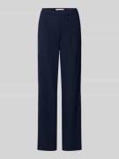 Regular fit stoffen broek met elastische band, model 'PALINA'